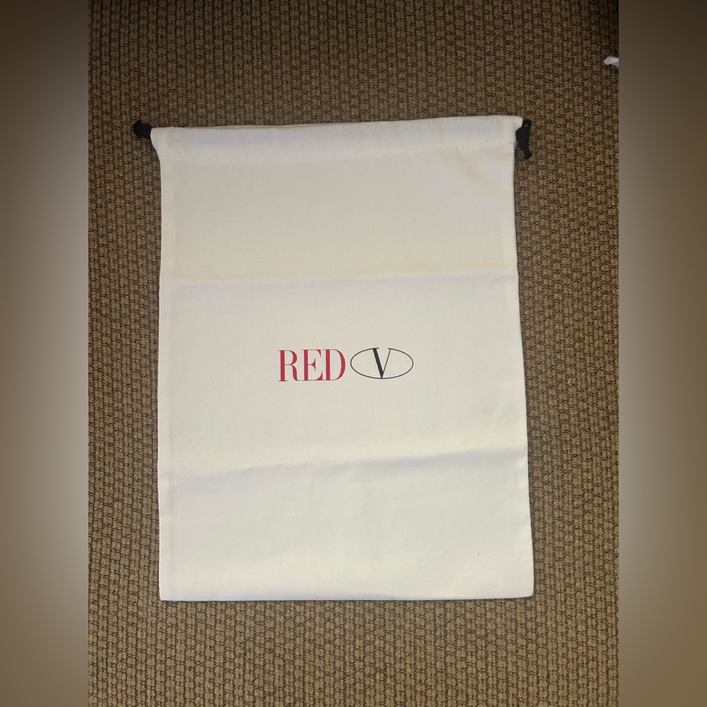 *NEW*Red Valentino Red White Drawstring Dust Bag